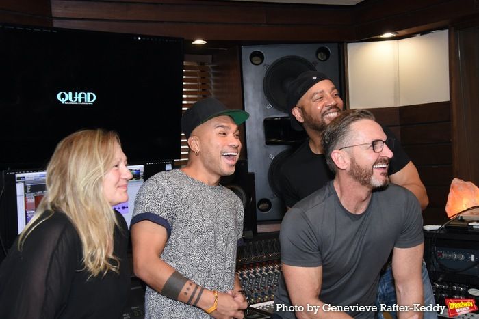 Exclusive: MOULIN ROUGE! Cast Hits the Recording Studio to Sing Carols For A Cure  Image