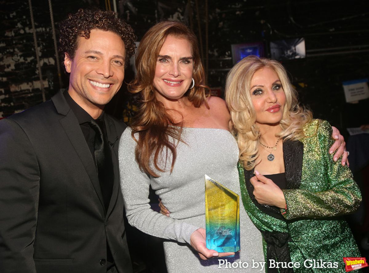 Justin Guarini, Brooke Shields and Orfeh at 