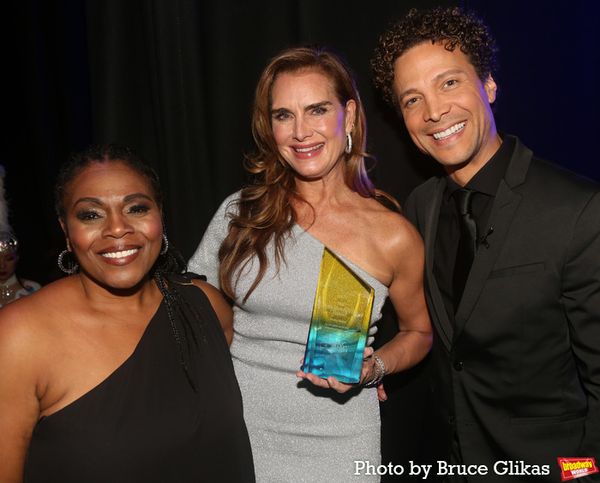 Only Make Believe Executive Artistic Director Tamela Aldridge, Brooke Shields and Jus Photo