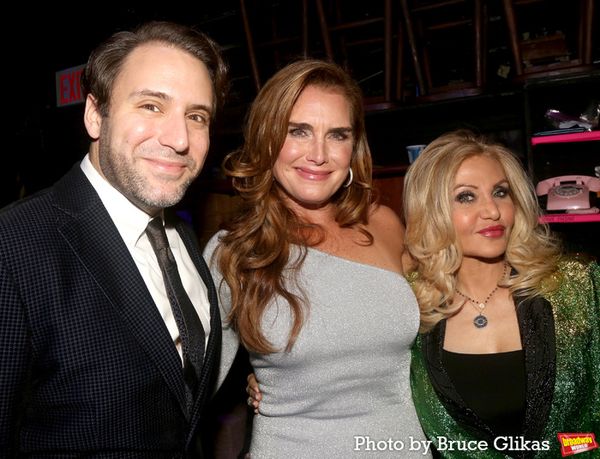 Musical Director Steven Jamail, Brooke Shields and Orfeh Photo