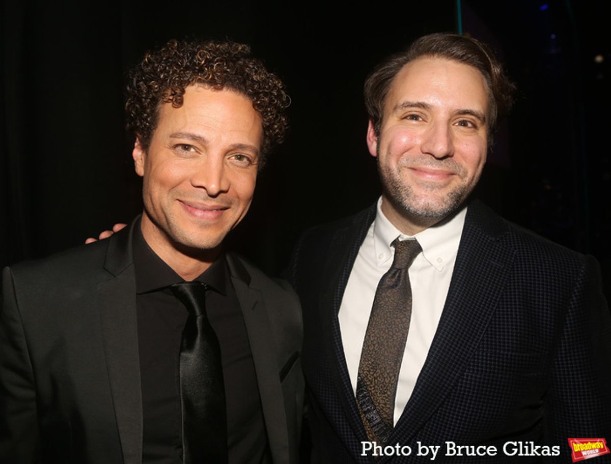 Justin Guarini and Musical Director Steven Jamail at 