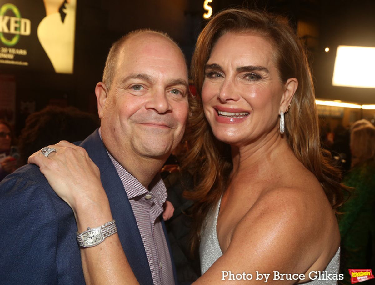Brad Oscar and Brooke Shields at 