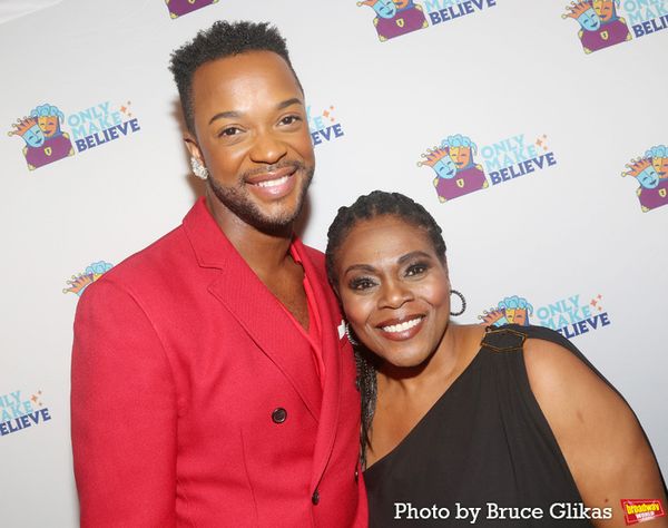 J. Harrison Ghee and Only Make Believe Executive Artistic Director Tamela Aldridge  Photo