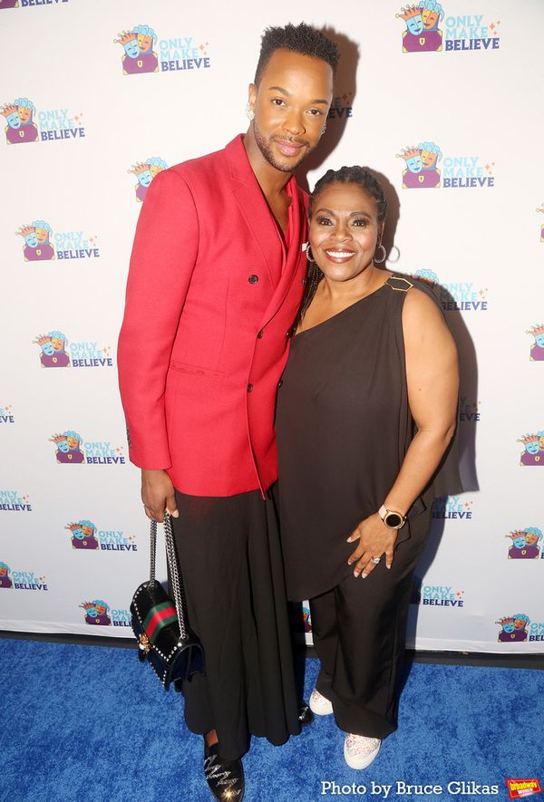 J. Harrison Ghee and Only Make Believe Executive Artistic Director Tamela Aldridge  Photo