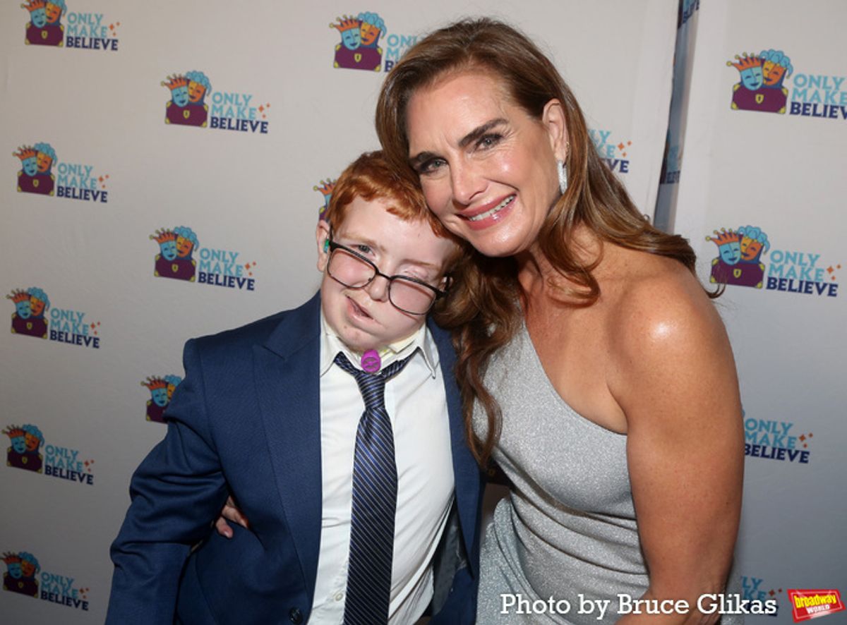 2023 Clay Stefanki Award Recipient Christopher Christy and 2023 James Hammerstein Award Honoree Brooke Shields at 
