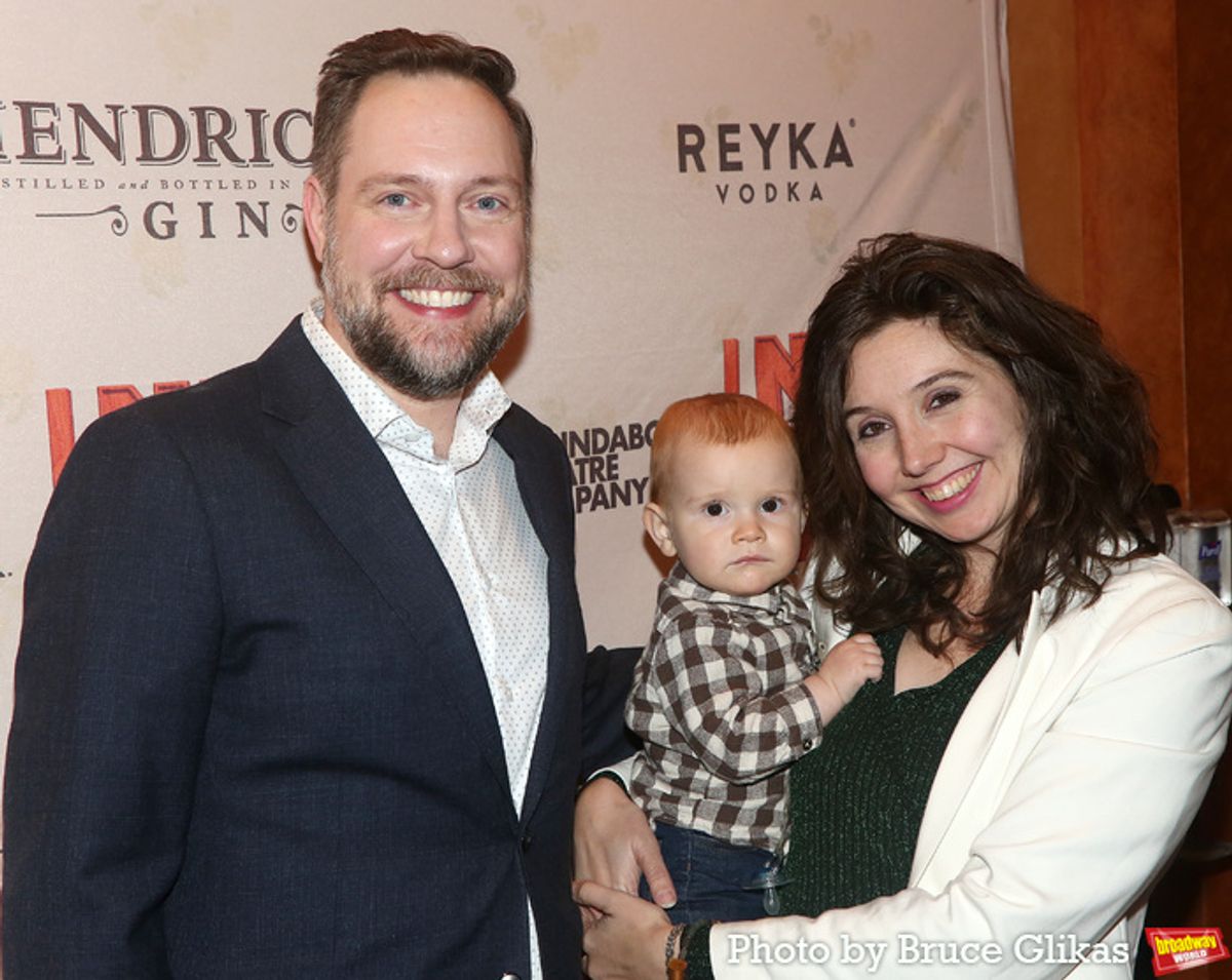 Director Moritz von Stuelpnagel, Costume Designer Tilly Grimes and son at 