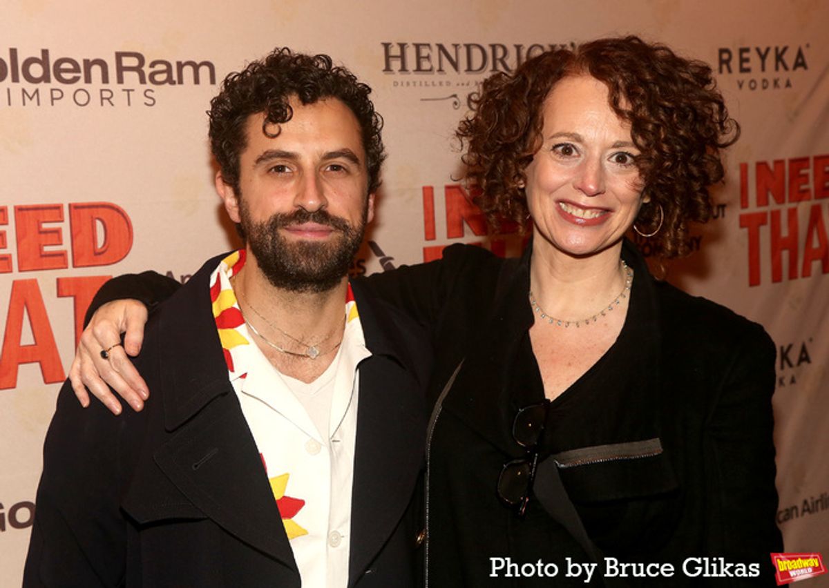 Brandon Uranowitz and Rebecca Taichman at 