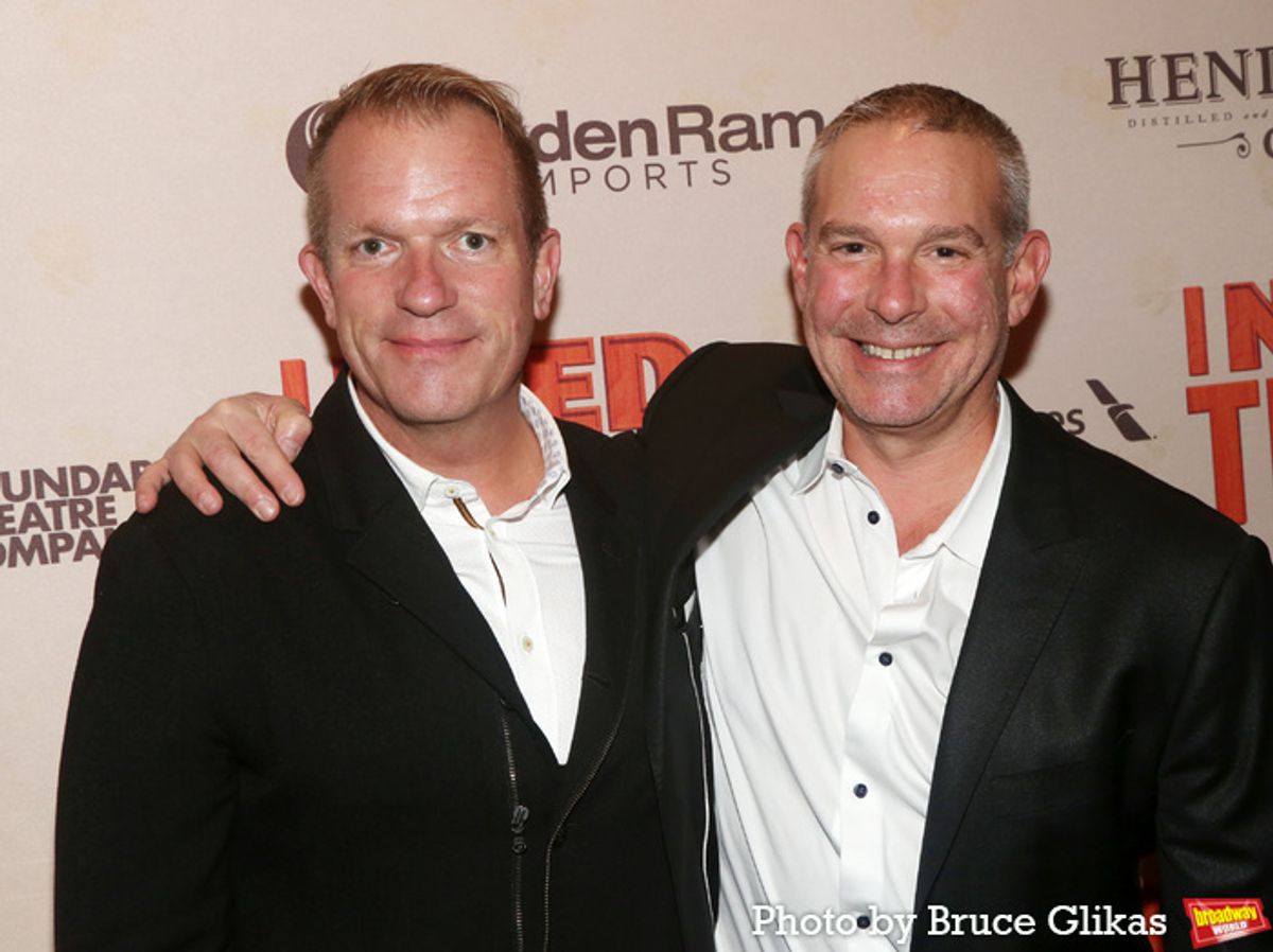 Set Designer Alexander Dodge and Charlie Stewart at 