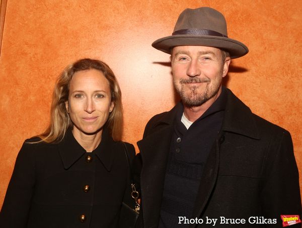 Shauna Robertson and Edward Norton Photo