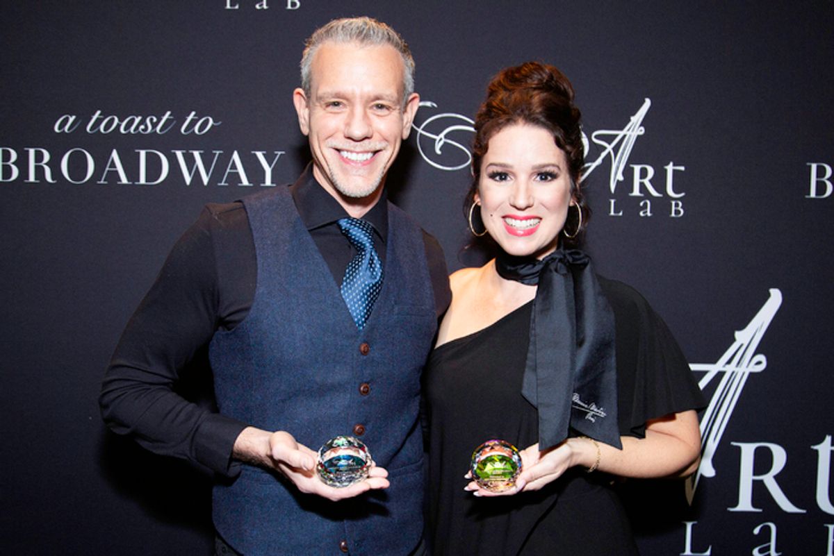 Adam Pascal, Chilina Kennedy at 