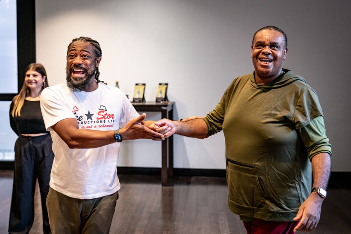 Ruth Lynch, Kat B, Clive Rowe at 