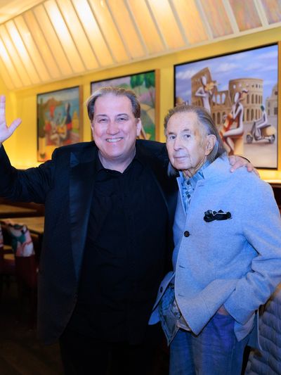 Mark Kostabi, Shelly Fireman Photo
