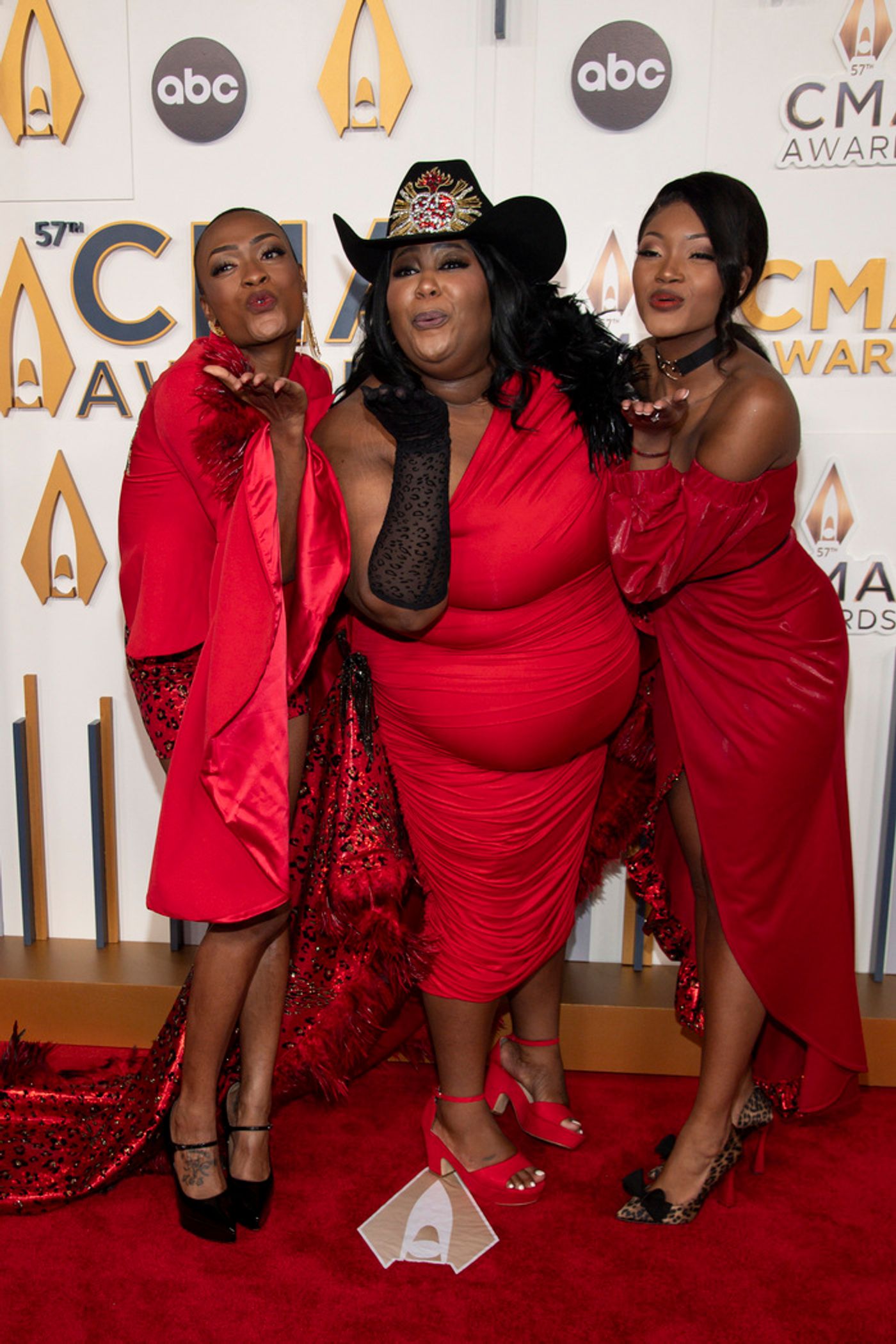 Photos: Cynthia Erivo, Kevin Cahoon & More Hit the CMAs Red Carpet  Image