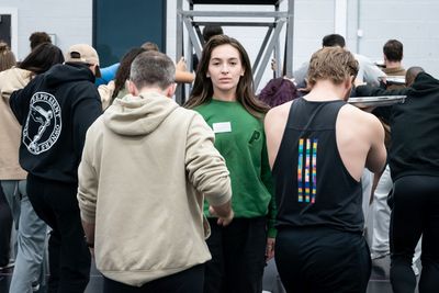 Martha Kirby (Eva Per n) and the cast of Evita - Photography by Marc Brenner (1) Photo