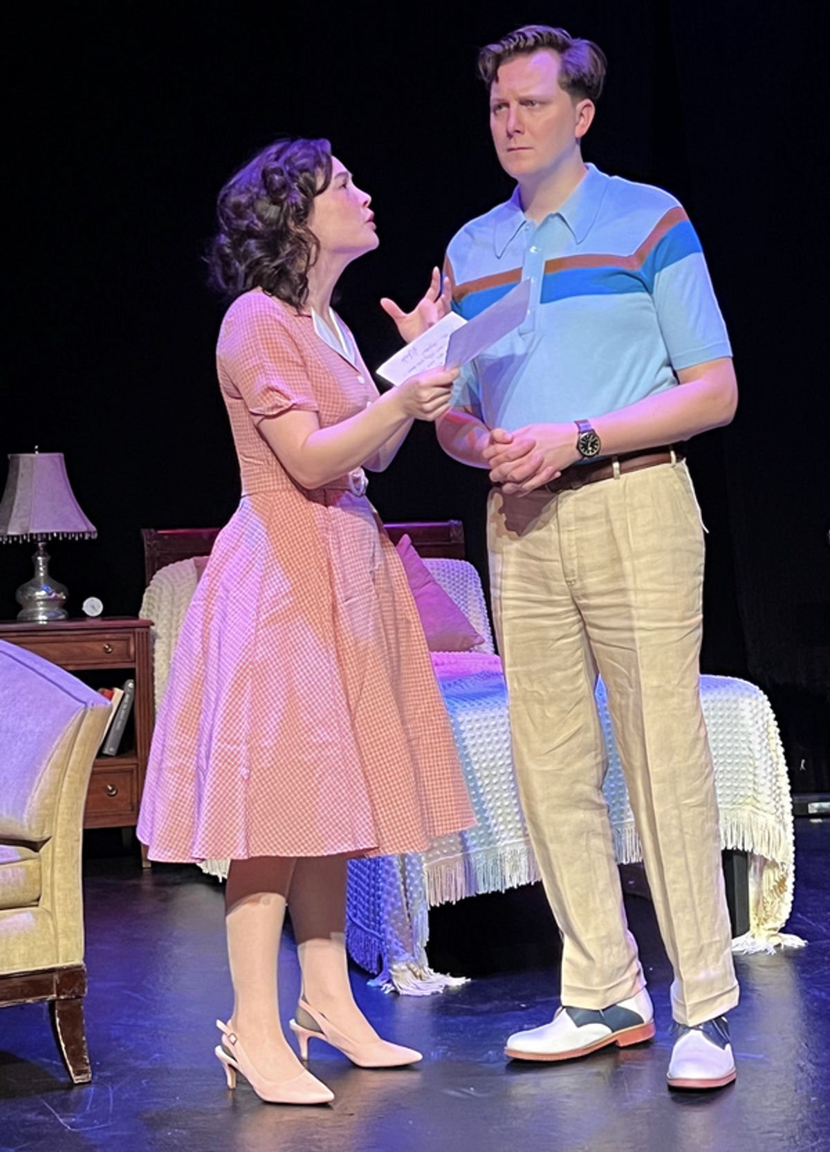 Hana Lauer, John Lampe at 