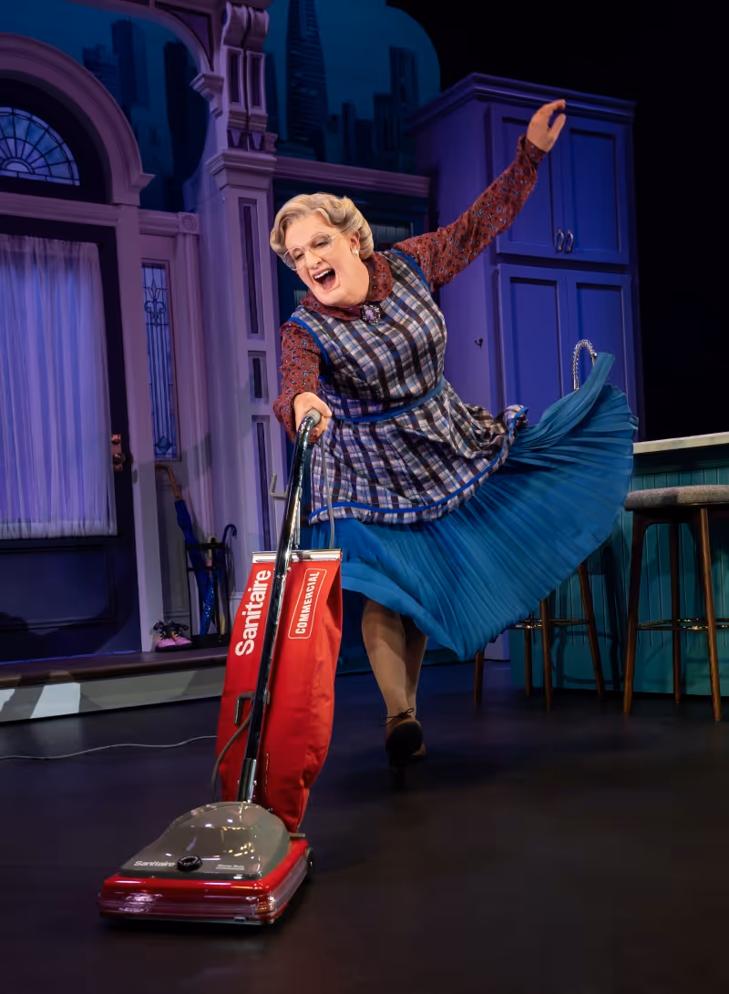 Rob McClure's Stunning Performance in MRS. DOUBTFIRE is the Perfect Post-Pandemic Panacea Image
