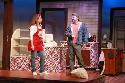 Melissa Ann Hubicsak (Beatriz) and Conor Walton (Blake).  Photo