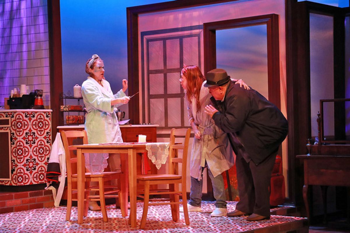 Elizabeth Price (Georgie), Melissa Ann Hubicsak (Beatriz) and JL Rey (Tio Eme).  at 