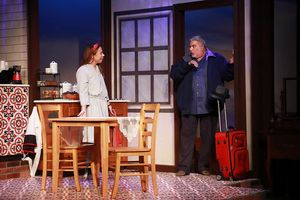 Melissa Ann Hubicsak (Beatriz) and JL Rey (Tio Eme).  Photo