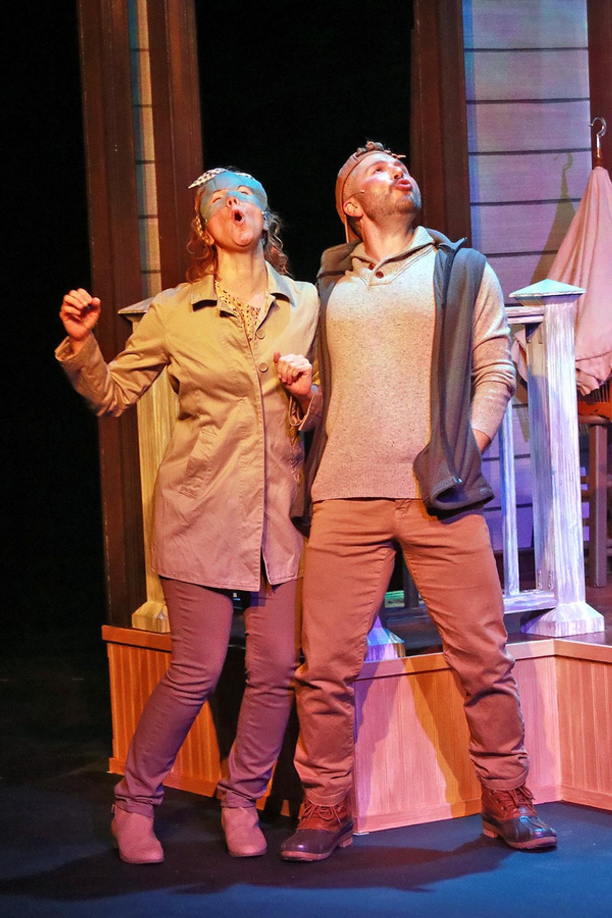 Elizabeth Price (Georgie) and Conor Walton (Blake).  at 