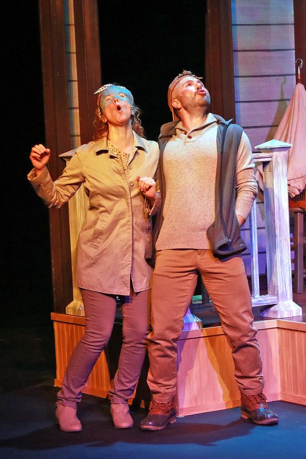 Elizabeth Price (Georgie) and Conor Walton (Blake).  Photo