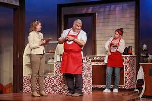 Elizabeth Price (Georgie), JL Rey (Tio Eme) and Melissa Ann Hubicsak (Beatriz). Photo