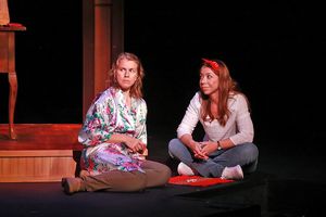 Elizabeth Price (Georgie) and Melissa Ann Hubicsak (Beatriz). Photo