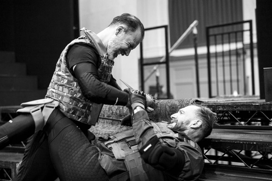 Photos: First Look at Rehearsals for MACBETH, Starring Ralph Fiennes and Indira Varma Image