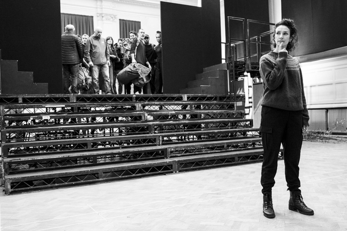 Photos: First Look at Rehearsals for MACBETH, Starring Ralph Fiennes and Indira Varma  Image