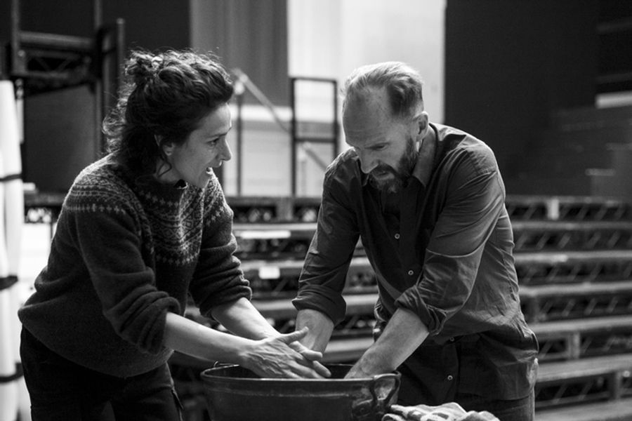 Photos: First Look at Rehearsals for MACBETH, Starring Ralph Fiennes and Indira Varma Image