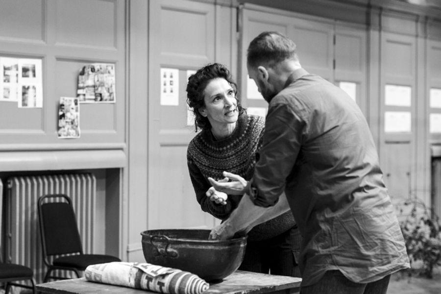 Photos: First Look at Rehearsals for MACBETH, Starring Ralph Fiennes and Indira Varma Image