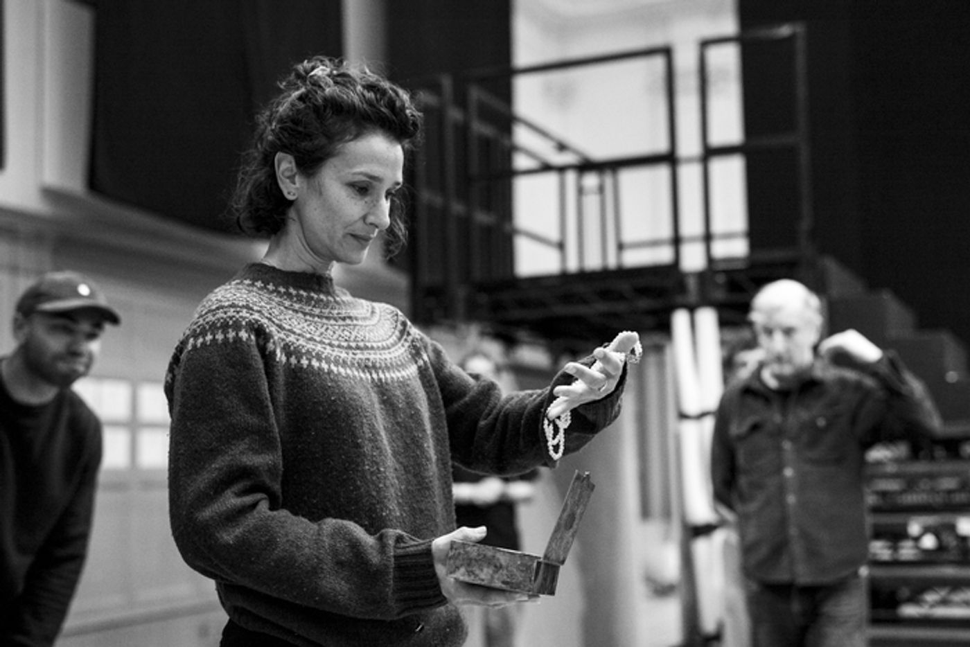 Photos: First Look at Rehearsals for MACBETH, Starring Ralph Fiennes and Indira Varma  Image