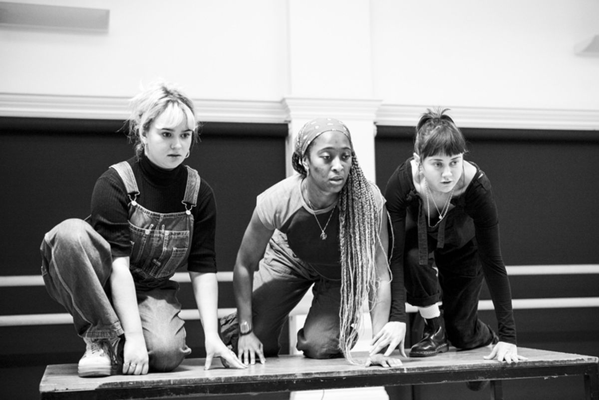 Lola Shalom, Danielle Fiamanya, Lucy Mangan at 