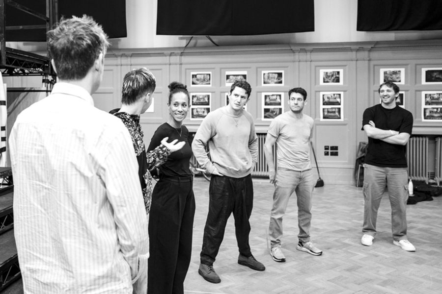Photos: First Look at Rehearsals for MACBETH, Starring Ralph Fiennes and Indira Varma Image