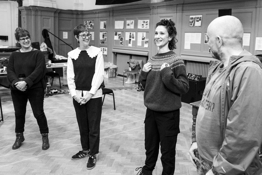 Photos: First Look at Rehearsals for MACBETH, Starring Ralph Fiennes and Indira Varma Image