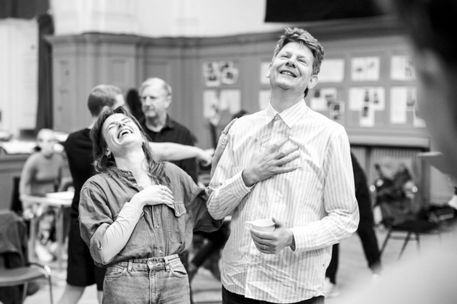 Photos: First Look at Rehearsals for MACBETH, Starring Ralph Fiennes and Indira Varma Image