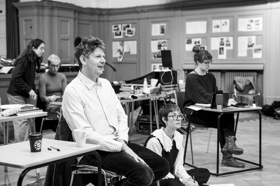 Photos: First Look at Rehearsals for MACBETH, Starring Ralph Fiennes and Indira Varma Image
