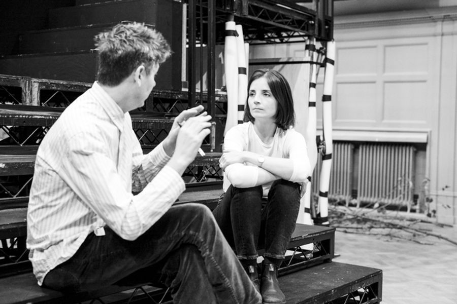 Photos: First Look at Rehearsals for MACBETH, Starring Ralph Fiennes and Indira Varma Image