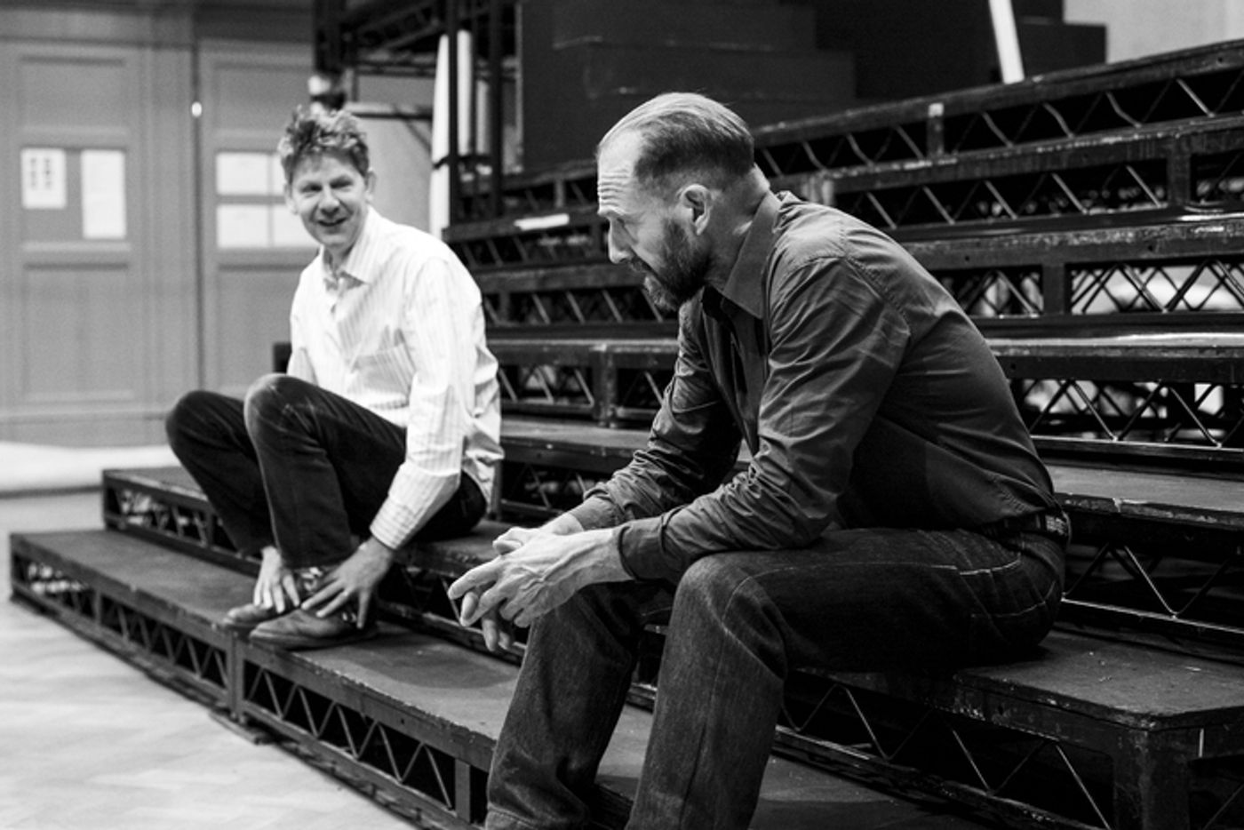 Photos: First Look at Rehearsals for MACBETH, Starring Ralph Fiennes and Indira Varma  Image