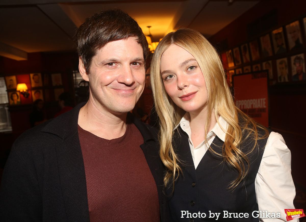 Michael Esper and Elle Fanning at 
