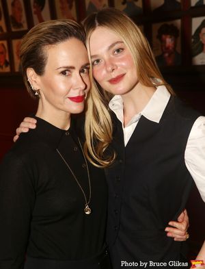 Sarah Paulson and Elle Fanning @ BroadwayWorld Sarah Paulson and Elle Fanning Photo
