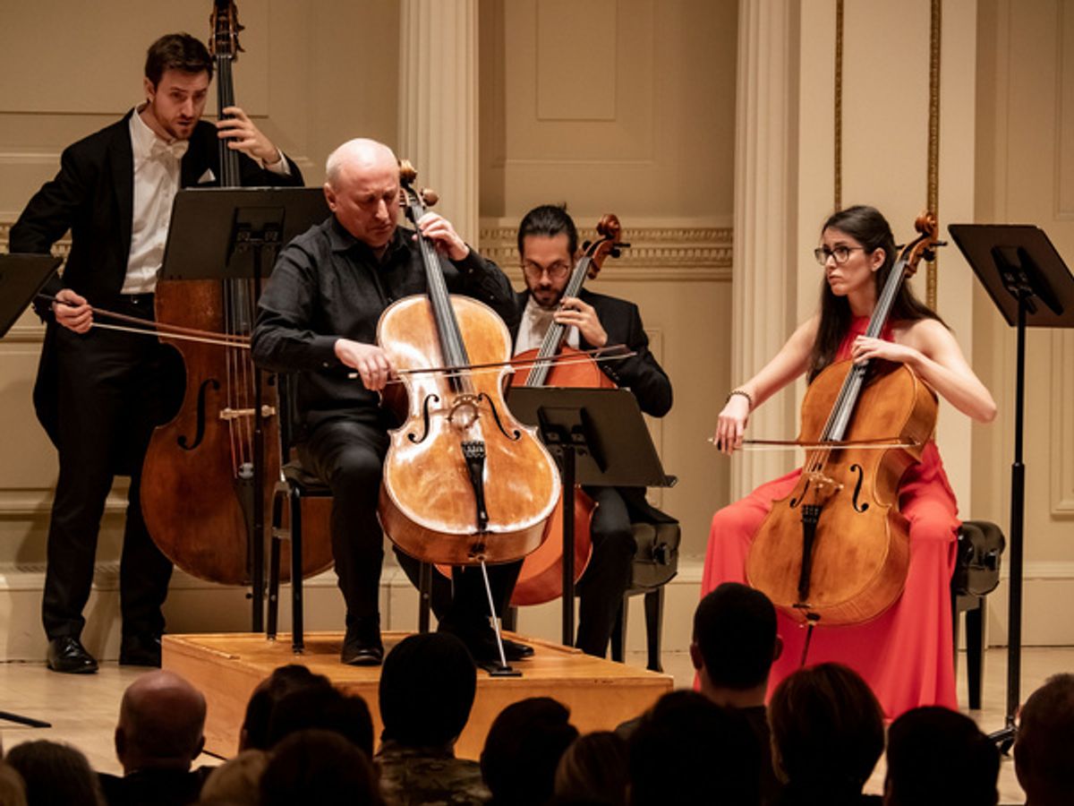 Cellist Misha Quint performs Boccherini Cello Concerto No.9 in B-Flat Major with L''Appassionata at Italian Night at Carnegie Hall at 