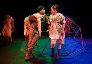 Carene Rose Mekertichyan, Juli n Juaqu n and Hannah Trujillo  Photo by Meredith Adela Photo