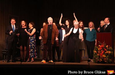 Harvey Fierstein with Danny Burstein, Robert Cuccioli, Jason Danieley, Rob Fisher, Je Photo