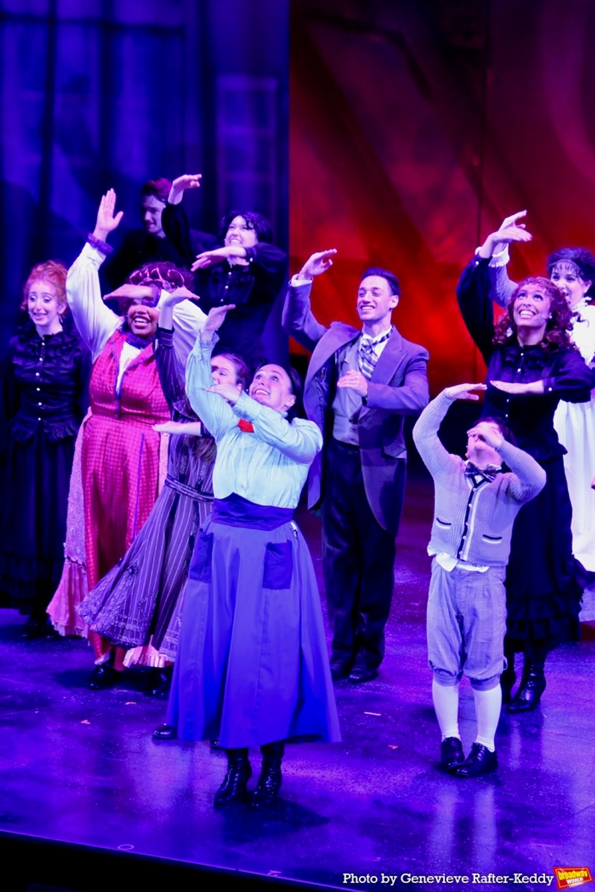 Lee Harrington and The Cast of Mary Poppins at 