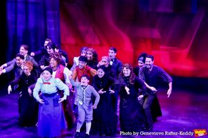 Lee Harrington and The Cast of Mary Poppins Photo