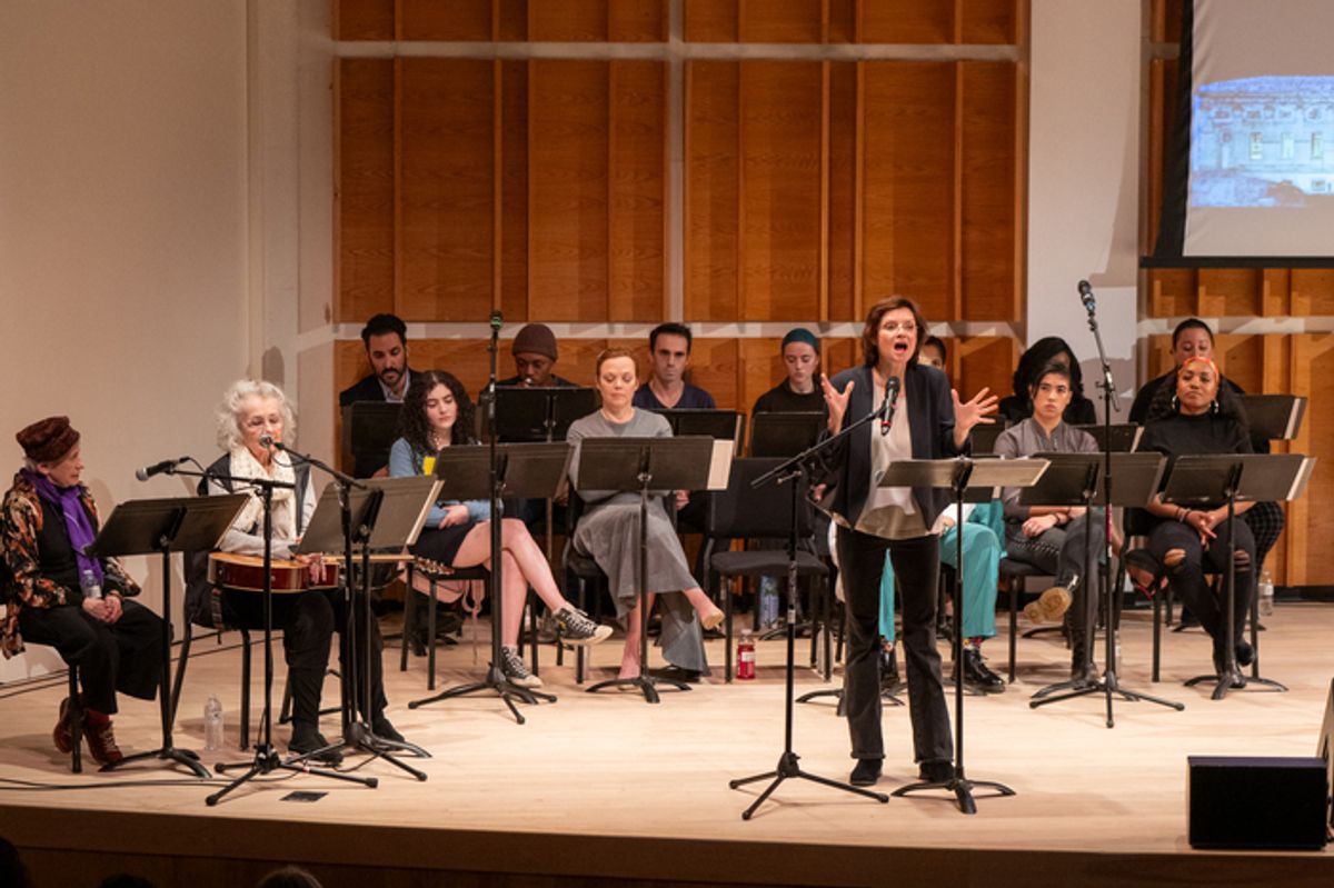 Roberta Maxwell, Mary Beth Peil, Mary Bacon and cast at 