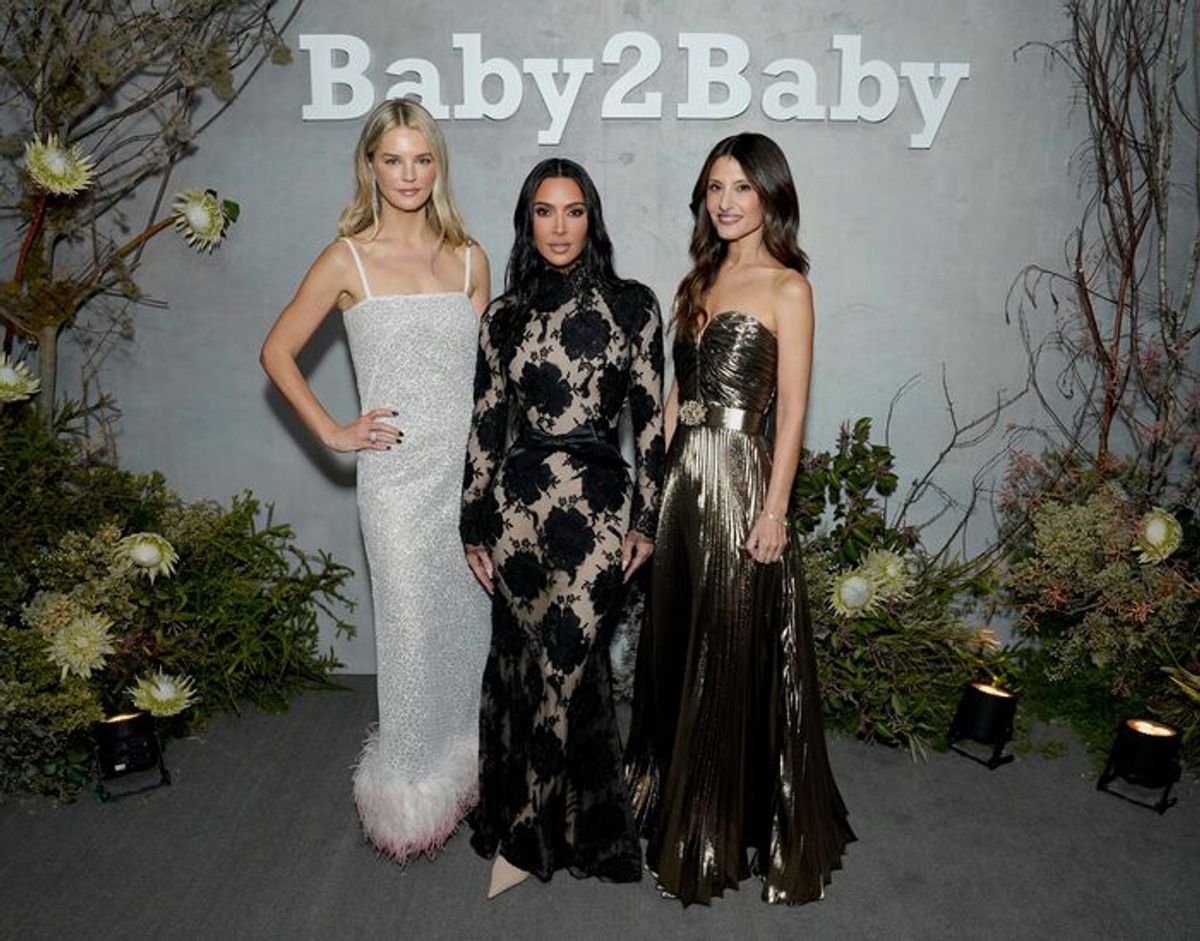 Kelly Sawyer Patricof, Kim Kardashian, and Norah Weinstein at 