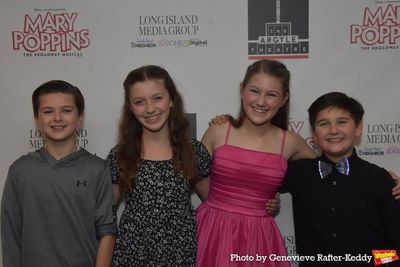 Finn Brown, Cassidy Aiden Brown, Charlotte Elizabeth Curtis and Michael Hurst Photo