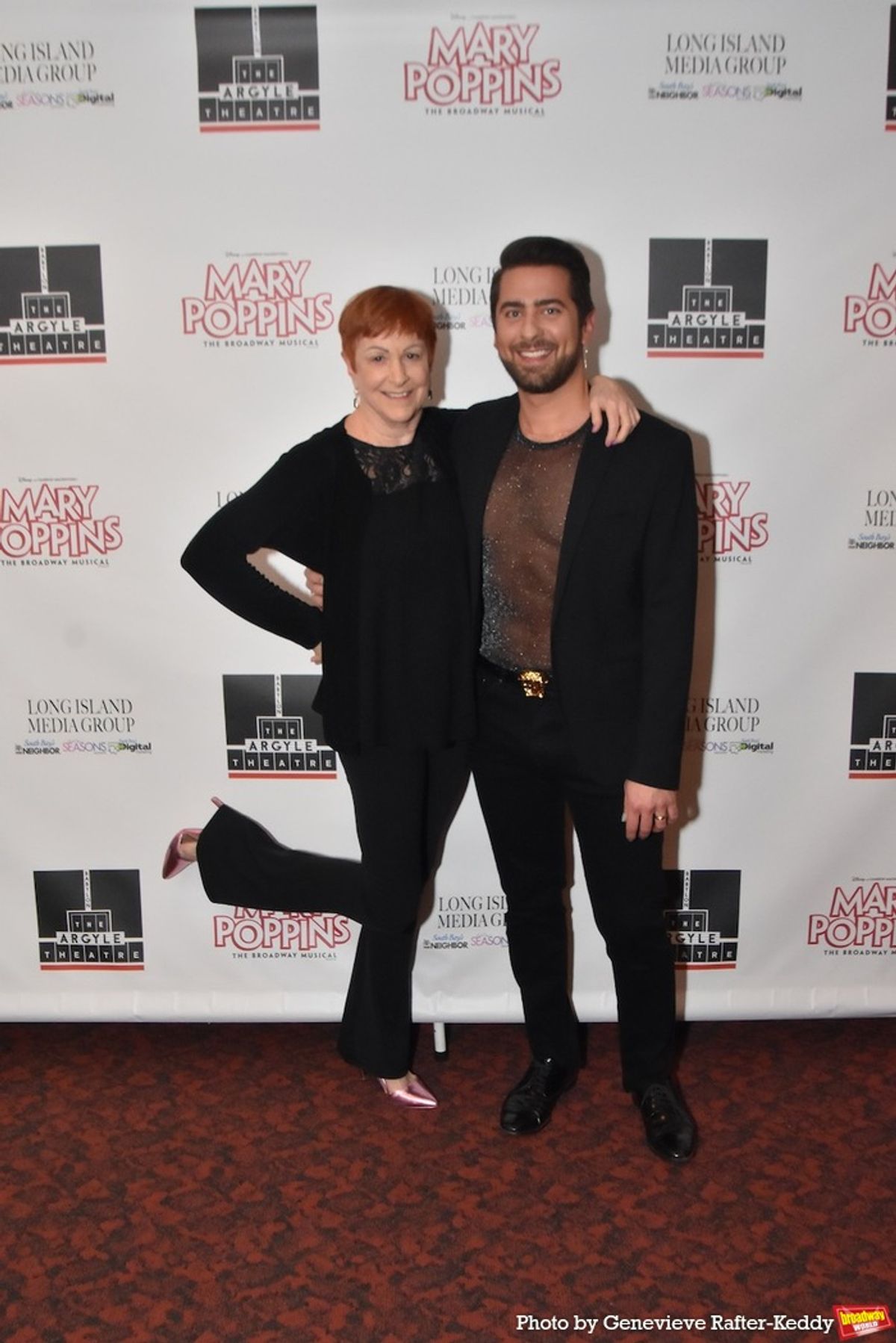 Debbie Roshe (Choreographer) and Jonathan Brenner (Music Director) at 